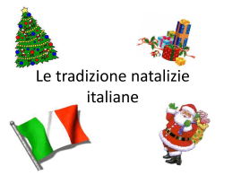 Le tradizioni natalizie italiane