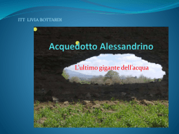 ppt acquedotto alessandrino - Roma - geo
