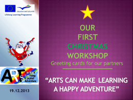 Cristmas Cards Workshops