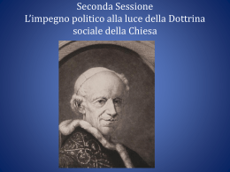 Seconda Sessione &ndash; Prima Lezione