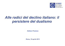 Slide del seminario di Stefano Prezioso