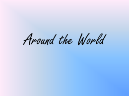 Around the World (T) - Blog di geostoriaperte
