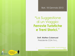 Ferrovie Turistiche e Treni Storici