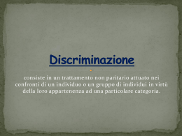 Discriminazione