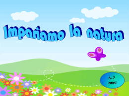 Impariamo la natura