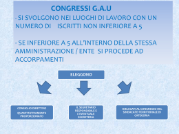 Il Congresso in slides - UIL Pubblica Amministrazione