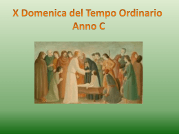 x domenica tempo ordinario