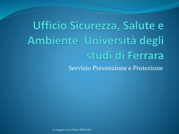 lezione infermieri 15 maggio 2012