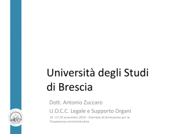 Presentazione dott. Zuccaro - D.Lgs. n. 33/2013