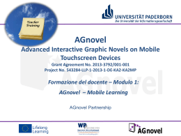 mobile learning - AGnovel