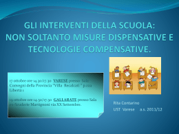 17 e 19 ottobre - Portale tematico dell`Ufficio Scolastico Territoriale