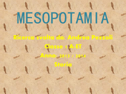 MESOPOTAMIA pezzoli