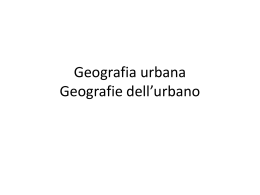 geografia urbana generale