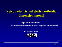 Veicoli a trazione elettrica - Universit&agrave; degli Studi di Cassino