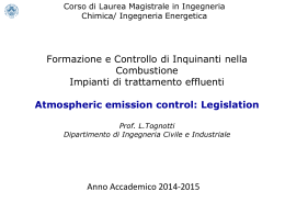 Air pollution- Legislative framework - E