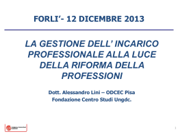 2013.12.12 Slide – Dott. Alessandro Lini