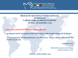 Cooperazione allo Sviluppo
