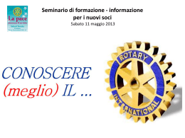 Cosa non &eacute; il Rotary