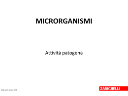 Attività patogena dei microrganismi