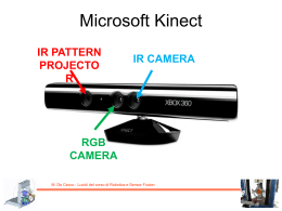 sistemi di riferimento Kinect
