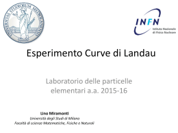 Esperimento Curve di Landau