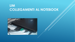 LIM collegamenti al notebook - Mazzini-Patini