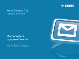 Kerio Connect 7.2 Partner Preview