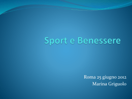 Sport, Benessere e Efficienza Fisica