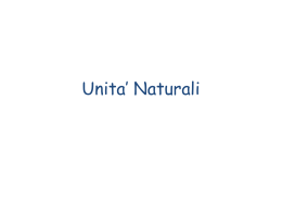 Unita* Naturali - INFN - Torino Personal pages