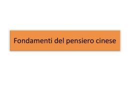 Fondamenti del pensiero cinese