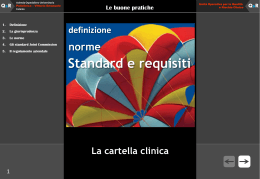 La cartella clinica_1 - Qualità e Rischio Clinico