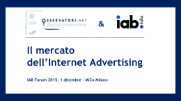 Il mercato dell*Internet Advertising in Italia