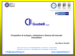 Diapositiva 1 - CII Guatelli SpA