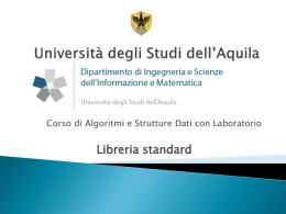 pptx - University of L`Aquila - Università degli Studi dell`Aquila