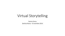 Virtual Storytelling
