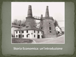 Storia Economica: un*introduzione*