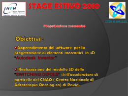 STAGEs estivi 2010 - Laboratori Nazionali di Frascati