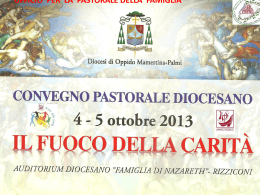 UFFICIO FAMIGLIA presentazione Convegno Pastorale Diocesano