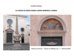 la chiesa di santa maria sopra minerva a roma