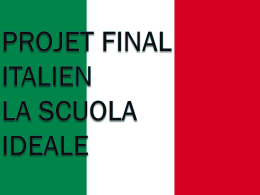 Devoir commun italien la scuola ideal
