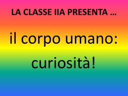 Il corpo umano