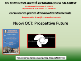 Nuovi OCT: Prospettive Future