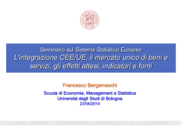 Scaletta - Università degli Studi di Bologna