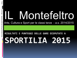 sportilia 2015 - Istituto Comprensivo Est 1