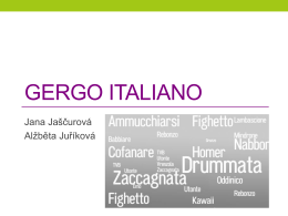 slide di Jana Ja&scaron;čurov&aacute; e Alžbět&aacute; Juř&iacute;kov&aacute;