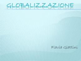 GLOBALIZZAZIONE - 3afogazzaro2013