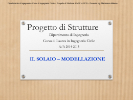 Lez 4 - il solaio - Modellazione