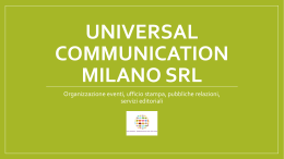 Universal Communication Milano Srl