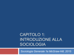 introduzione al corso di sociologia generale