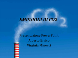EMISSIONI DI CO2. Errico e Minocci